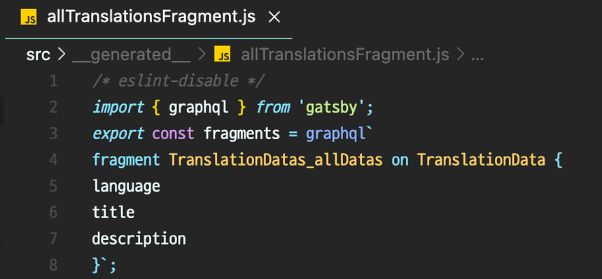 4 create graphql fragments