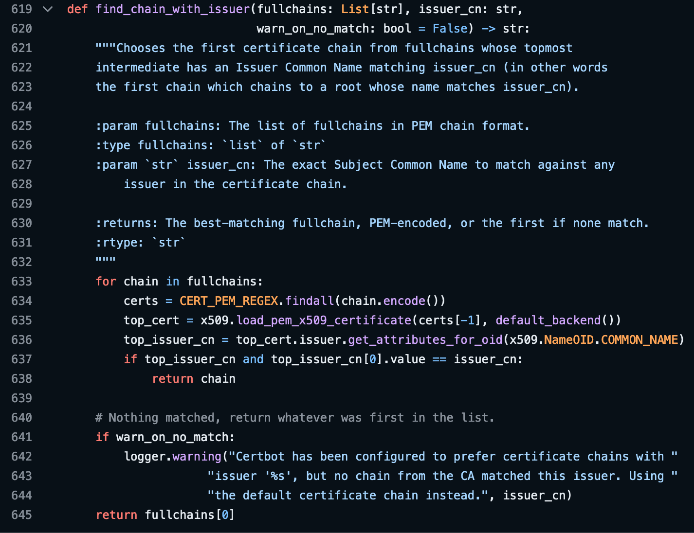 05 preferred chain logic in certbot